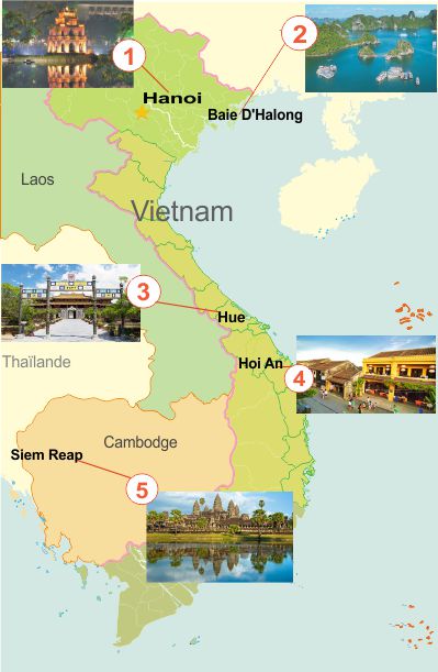 DUO Vietnam Cambodge – 12 jours