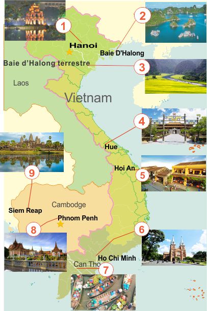 DUO Vietnam Cambodge – 16 jours