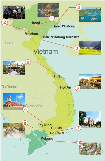 Idée Panorama Vietnam – 15 jours