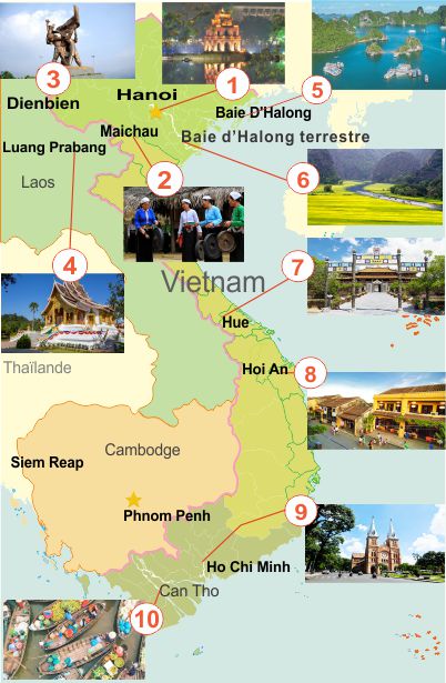 TRIO Vietnam – Cambodge – Laos 21 jours