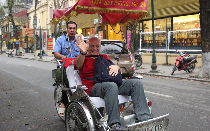 Balade autour de Hanoi en cyclo-pousse