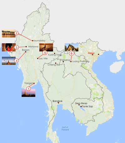 Circuit Birmanie Laos – 15 jours