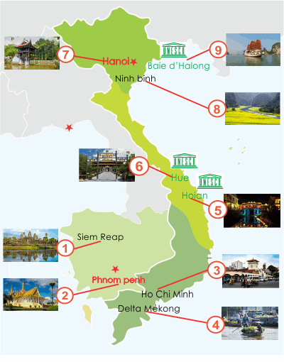 Circuit Cambodge Vietnam – 21 jours