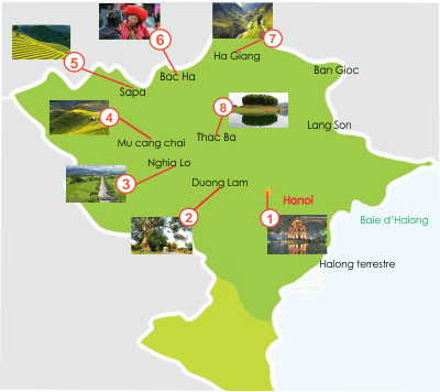 Circuit Vietnam 2 semaines – Trekking Rizières en terrasse du Haut Tonkin