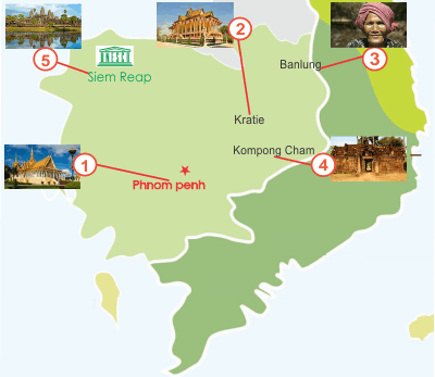 Itinéraire Cambodge 2 semaines